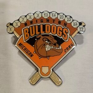 Brighton Bulldogs Michigan 2006 Baseball Team Lapel Pin Cooperstown Pins